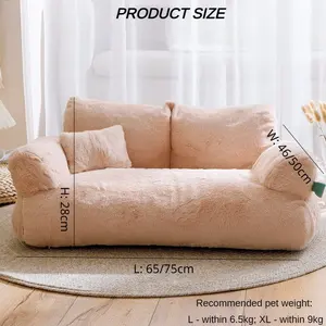 Hiver Réchauffement Sommeil Profond Et Doux Nuit Lit Pour Animaux Doux Chien Et Chat Canapé Lit Coussin Lit Pour Animaux De Compagnie - Product Image 2