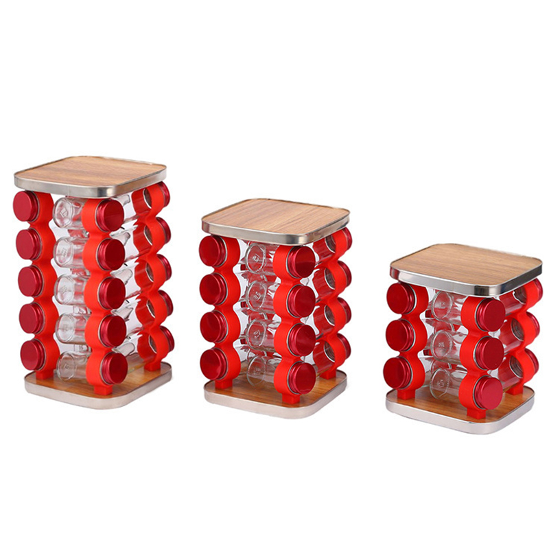 Portaspezie A 3 Livelli In Ferro Con Angolo Inclinato A 45°, 37.5x35x19 Cm, Carico Max 10 Kg, Piedini Antiscivolo. Organizzatore Da Appoggio Per Cucina, Dispensa, Bagno. - 2