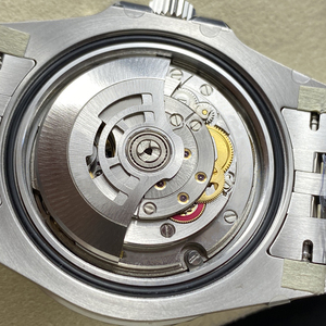 Đồng hồ cơ tự động của nam giới với màu đỏ và màu xanh xoay bezel hiển thị thời gian kép đồng hồ thép không gỉ - Product Image 4