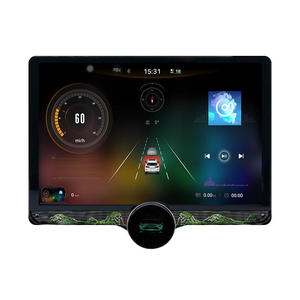 Autoradio Android 13 da 10.1 Pollici con Doppia Manopola, Sistema Stereo GPS, Carplay Wireless, Android Auto, Lettore <span class=keywords><strong>DVD</strong></span> per Auto - Product Image 1