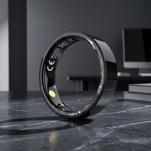 Smart Ring with Voice Assistant 5ATM Waterproof Ring Photo Translation & Call Recording Hands-Free Shutter <b>for</b> Travel Business - Product Image 1