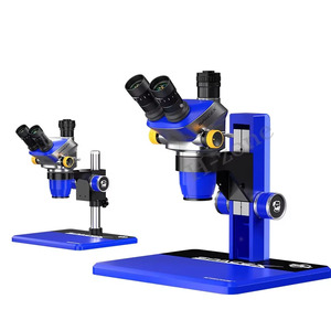 Microscopio Trinoculare MECHANIC SUPER X PRO -TSD SUPER X PRO -B11 con Zoom Continuo 6.5X-52X per Riparazione di Telefoni Cellulari e Saldatura PCB - Product Image 1