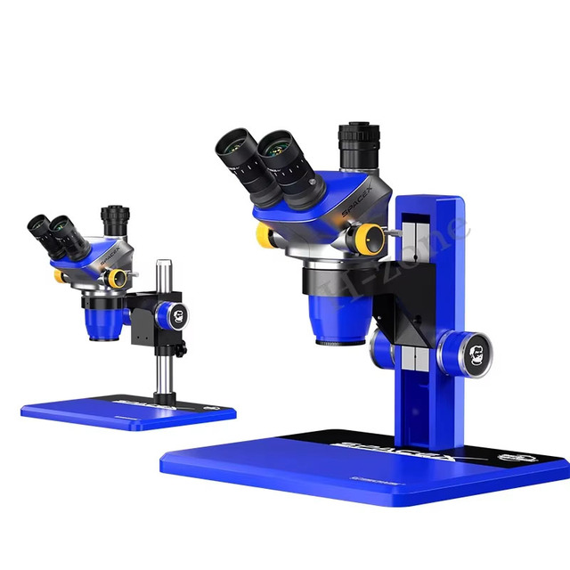 MECHANIC SUPER X PRO -TSD B11 Trinocular Microscope 6.5X-52X Continuous Zoom Camera Mobile Phone PCB Repair Metal