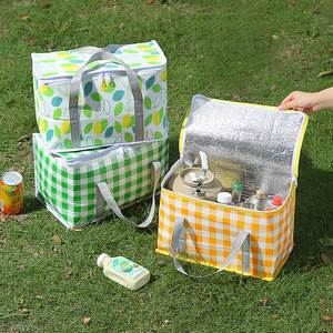 Bolsa Térmica Portátil para Picnic al Aire Libre, con Cierre, para Lonchera, Bolsa para Bento, Venta al Por Mayor - Product Image 4