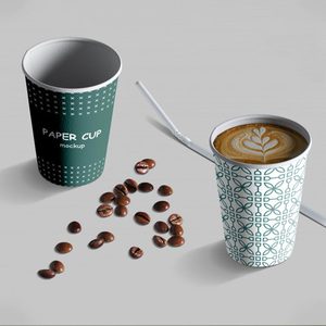 Taza de papel de café con logotipo, diseño personalizado, <span class=keywords><strong>tazas</strong></span> de café biodegradables con tapas, venta al por mayor - Product Image 3