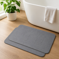 Tapis de bain en pierre pliable, séchage rapide, antidérapant, absorbant, pour cuisine et salle de bain, grand format, vente en gros