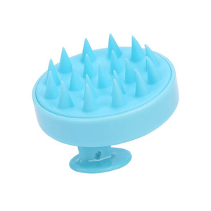 Wholesale for All Ages Silicone Soft Tooth Massage Handheld Shampoo Silicone Head Massager Clean Silicone Shampoo <b>Brush</b> - Product Image 6