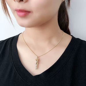 Collier en acier inoxydable 2026 « Explosion d'Amour » avec pendentif bicolore – Bijou exquis, <span class=keywords><strong>cadeau</strong></span> idéal pour petite amie - Product Image 5