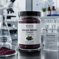 Poudre de baies de Maqui de l'Himalaya lyophilisées naturelles 100% pures de qualité alimentaire LP-12 1kg Superaliment