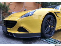 Kit de carrosserie personnalisé en fibre de carbone pour Ferrari California 2015 et modèles ultérieurs : Lame de pare-chocs avant légère et séparateur de pare-chocs avant amélioré