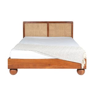 Solid Wood Queen Size Bed <b>Frame</b> Modern Platform Bed Luxury Bedroom Furniture for Contemporary Home Hotel and Resort Projects - Product Image 2