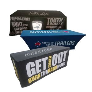 Mantel de Poliéster Personalizado con Impresión Publicitaria, Cubierta para Mesa de Cóctel, Decoración para Bodas y Eventos - Product Image 1