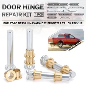 Kit de reparación de bisagras de puerta, buje de pasador de acero inoxidable para camioneta Nissan Navara D22 97-05 - Product Image 5