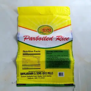 material rice bagging woven rice bags bulk purchase cheap price basmati pp rice packing bag