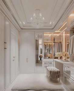 New Design Contemporary Wood <b>Wardrobe</b> <b>Wooden</b> Bedroom Furniture Set Custom Armoire Walking Closet Cloakroom - Product Image 5