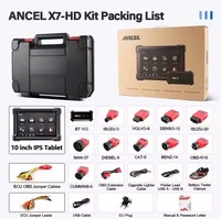 Neueste Ankunft Ancel X7 HD Diagnosegerät für Schwerlast-LKW Automotive Scanner Codierung Reset Auto-Diagnose LKW-Scanner