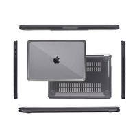 Étui de protection pour ordinateur portable Apple Mac Book Pro 13,3 pouces, design renforcé aux coins transparents, vente en gros d'usine en Chine