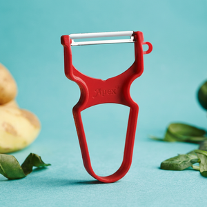 ANAX Éplucheur manuel en acier inoxydable pour légumes et fruits, trancheur julienne, ustensile de préparation culinaire, ambidextre, compatible lave-vaisselle - Product Image 1