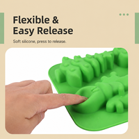 Moule en silicone de Noël, moule à gâteau en forme de sapin de Noël, moule de cuisson de qualité alimentaire pour chocolat, bonbons, mousse, ustensiles de cuisson personnalisés pour les fêtes