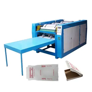 3 color offset jute bag non woven sheet pizza paper box label flexo printing machine