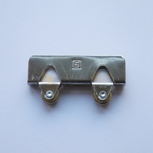 Roulettes de porte et fenêtre Igin en acier inoxydable avec roues en cuivre, antirouille, design minimaliste, accessoire de quincaillerie - Product Image 3
