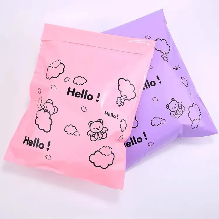 Eco Friendly Frosted Clothing Packaging Mailing Bags Packaging Transport Bag With Printing Customized Logo Courier Mail Bag
