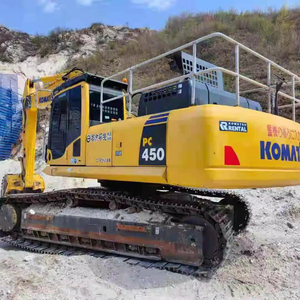 Excavatrice sur chenilles d'occasion de 45 tonnes, d'origine japonaise, de bonne qualité, pour PC450-8, avec godet de 1,2 m, puissance de 110 kW, moment de charge élevé, prix bas - Product Image 1