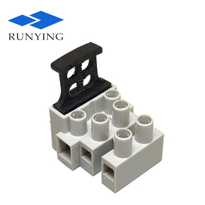 Terminal para pcb conectores con fusible de 3 polos cable LED protector de la Tierra-tornillo bloque de terminales con fusible - Product Image 5