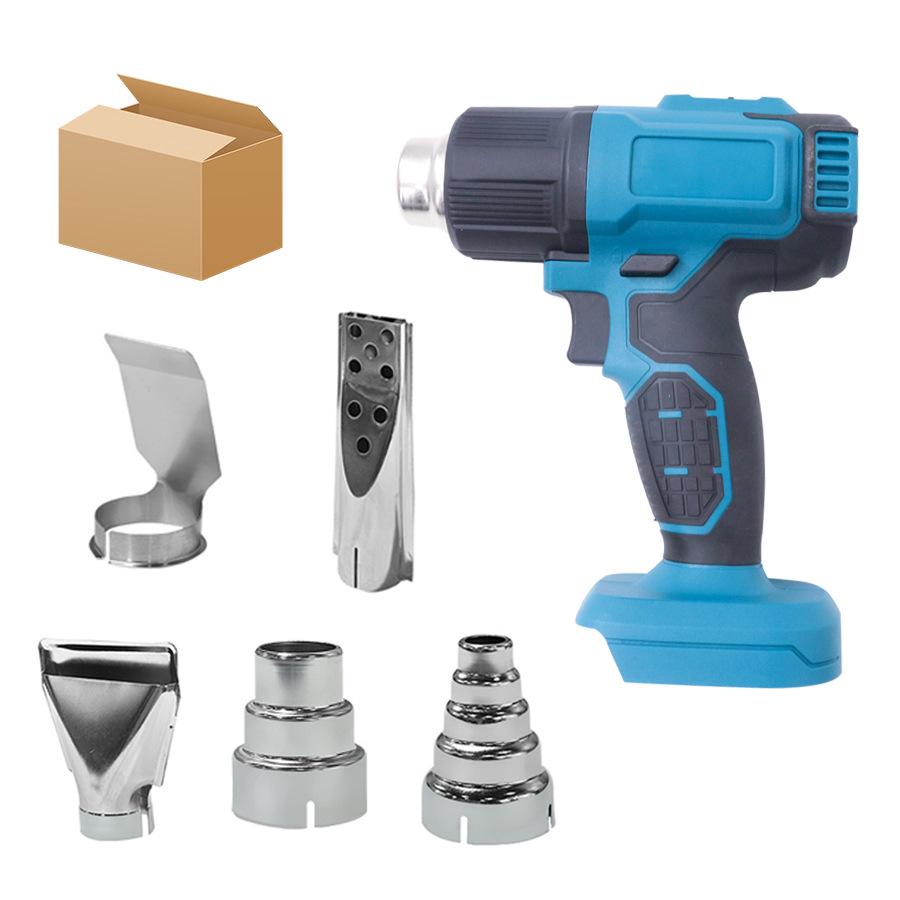 Pistolet à air chaud, ensemble de 5 pièces/pour piles Makita