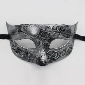 Topeng wajah pesta gaya Roma topeng Retro Masquerade Cosplay Halloween Prom Natal pesta pernikahan properti panggung perlengkapan pesta - Product Image 4