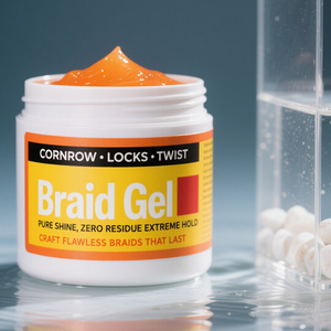 <span class=keywords><strong>Gel</strong></span> para Tranças de Alta Fixação, Suaviza, Sem Flocos, Brilho Intenso, <span class=keywords><strong>Gel</strong></span> de Estilo para Cabelos Trançados de Longa Duração - Product Image 6