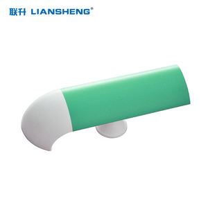 แผ่นป้องกันผนังห้องพยาบาล ป้องกันการกระแทก ราวจับขนาด 90 มม. ป้องกันการตก อลูมิเนียม พีวีซี ผิวด้าน ขนาด 3.54 นิ้ว ราวจับโรงพยาบาล - Product Image 5