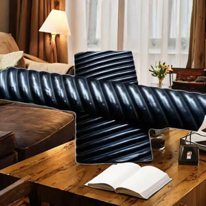 Poignée de couteau en corne de buffle polie traditionnelle élégante de haute qualité artisanat naturel écologique assiettes en corne de Style amour - Product Image 3