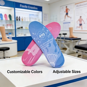 Soletta Ortopedica 4D in Gomma Sughero EVA <span class=keywords><strong>per</strong></span> Piede Piatto, con Supporto <span class=keywords><strong>per</strong></span> Arco Plantare, Massaggio Medico, Nuova, <span class=keywords><strong>per</strong></span> la Correzione dell'Allungamento del Tallone - Product Image 1