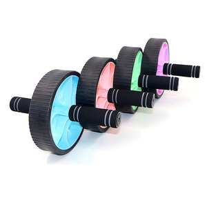 Rodillo de rueda Ab con correa para el pie, doble rueda Ab, potencia Personal, <span class=keywords><strong>gimnasio</strong></span>, rueda Ab, equipo de entrenamiento de fuerza <span class=keywords><strong>deportivo</strong></span> multifunción - Product Image 6
