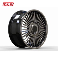 Nuevas Llantas de Aleación CNDE de 18/19 Pulgadas, 8.5/9.5, 5 Orificios, Diseño Multirradio Forjado, Estándar OEM, 1 Año de Garantía, Reemplazo
