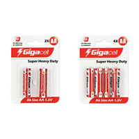 Offre Spéciale batterie robuste Um3 taille 1.5V AA No.5 pile au carbone cellule primaire pour souris lampes de poche télécommande