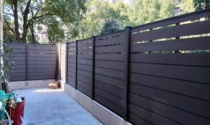 Recinzione Orizzontale in PVC con Doghe, Design Moderno Europeo, Altezza 1,8 m, Viti Nascoste, Facile Installazione, Garanzia 5 Anni, per Balcone - Product Image 4