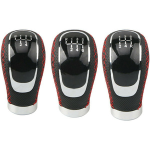 Car Gear <b>Shift</b> <b>Knob</b> 5-6 Speed PU Leather Universal Ergonomic Design - Product Image 1