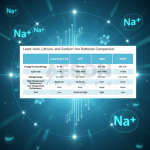 새로운 에이슨 파워 나포스 95D31L 나트륨 이온 자동차 배터리 12V 650CCA 33Ah 2700 사이클 5.9KG 경량 긴 수명 - Product Image 5