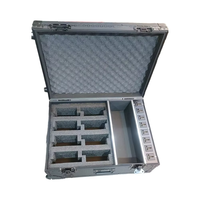 DMX 4x20W IP65 lampu cuci Par LED tahan air 8 buah casing penerbangan dapat diisi ulang RGBWA UV 6 dalam 1 upllights untuk lampu panggung DJ
