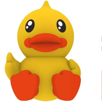 Canard en caoutchouc gonflable géant personnalisé de 10 pieds 12 pieds avec lumière LED imperméable durable pour Noël