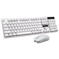 Clavier d'ordinateur de bureau filaire USB 2.0 rectangulaire capacitif fin noir imperméable certifié FCC Unionpromo, 104 touches