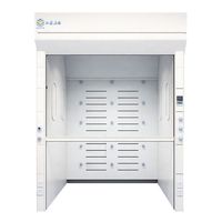 Prix usine marcher dans la hotte de laboratoire équipement de laboratoire hotte de laboratoire anticorrosive en acier