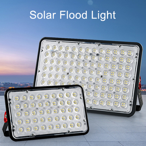 Faro LED <span class=keywords><strong>Solare</strong></span> ad Alta Potenza 200W/400W/600W, Impermeabile IP66, <span class=keywords><strong>Corpo</strong></span> in Alluminio, 6000K, con Telecomando - Product Image 1