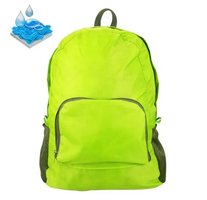 Cheap Small Portable Ultralight Ripstop Nylon Folding Back Pack Travel Lightweight Foldable Backpack
