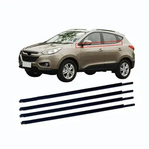 Faixas de vedação de borracha de ar condicionado para Hyundai iX35 2010-2015 para moldura de janela de porta externa de carro