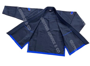 ชุดยูโด/ยิวยิตสู ผ้าคอตตอน 100% คุณภาพสูง 450 กรัม ไม่หดตัว ระบายอากาศได้ดี ทนทาน สีพื้นเรียบ  แบบสั่งทำได้  สำหรับทุกเพศ - Product Image 3