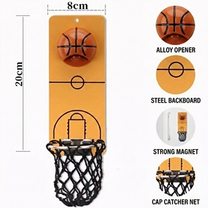 Apribottiglie Magnetico da Frigo a Forma di Pallone da Calcio, Accessorio da Bar, Regalo Promozionale per Tifosi, Portachiavi all'Ingrosso - Product Image 3