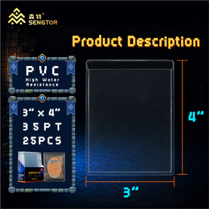Fundas Protectoras para Tarjetas de Alta Transparencia, Fundas Protectoras para Tarjetas Suaves, Libres de Ácido, Calidad de Archivo, para Tarjetas Coleccionables - Product Image 2
